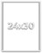 24x30 Shadow Box 1" Depth Picture Frame with UV-Resistant Acrylic & Acid Free Backing, Available in 3 Finishes - Black, Grey, White